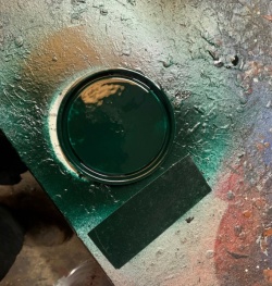 RAL H4 QC9681 Dark Green Tinned Paint